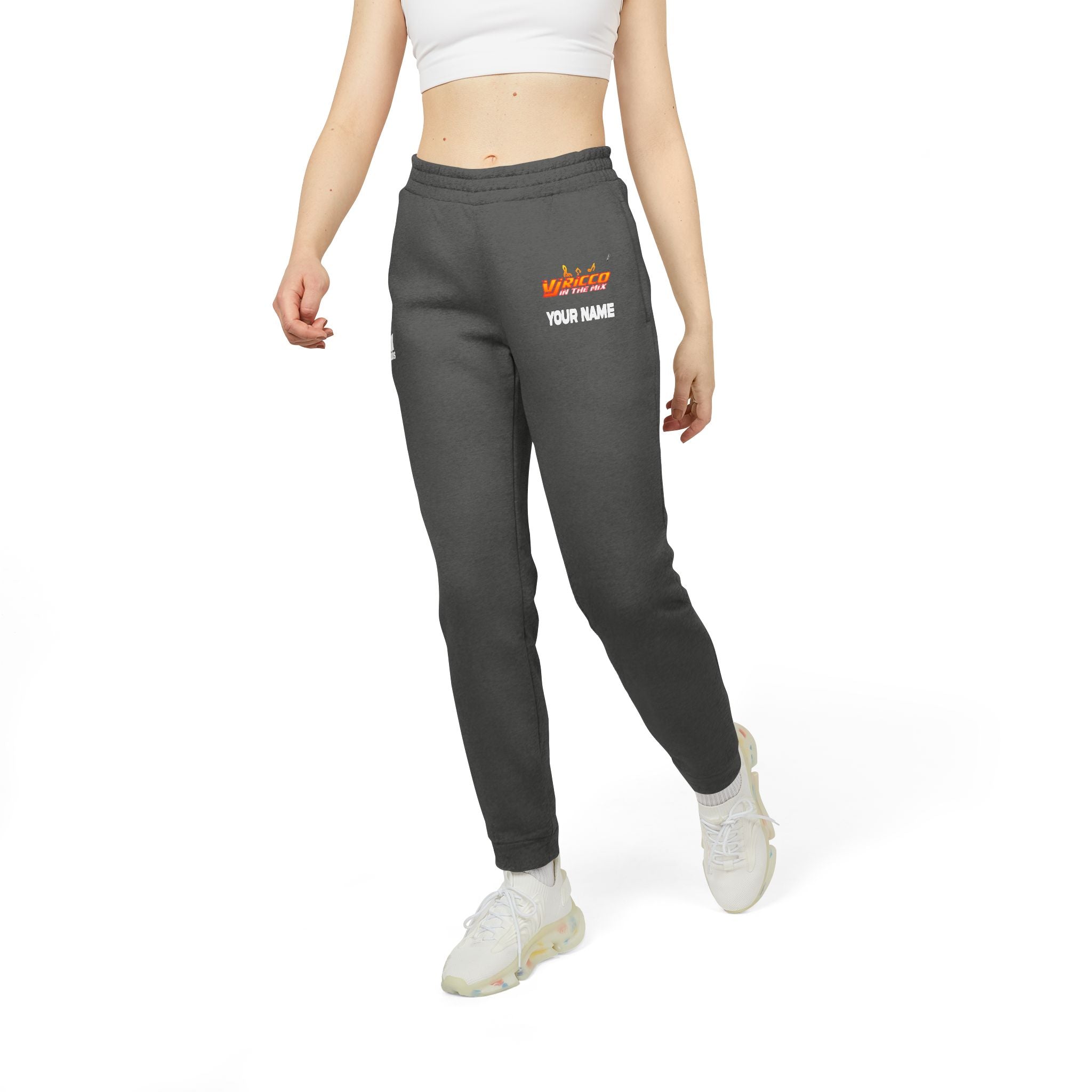 "VJ Ricco"π€ Personalized Adidas Fleece Joggers β Custom Comfort, Street-Ready Style